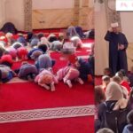 Bambini asilo in moschea